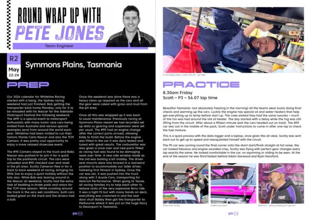 Whiteline Racing's Newsletter - The Round 2 TCM Post-Race Debrief, News and Stories. Read online or download the PDF from the following link.

https://indd.adobe.com/view/9c3efe33-ce2a-4864-94d0-d5ee16e30a8c