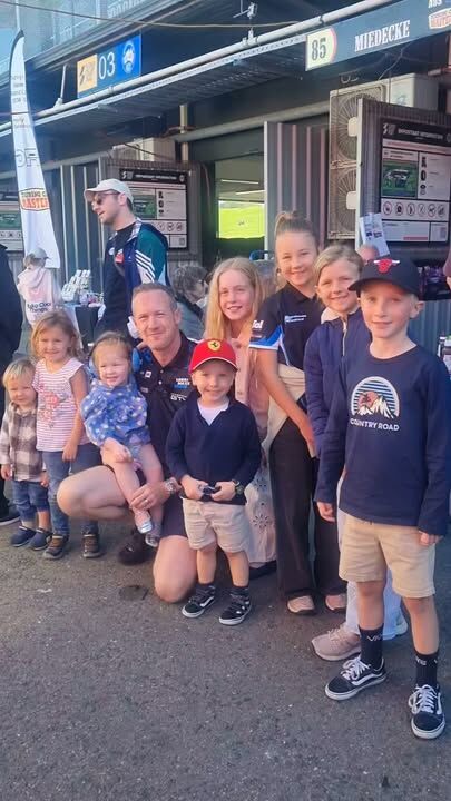 Another race, another win on and off the track, check this out George Miedecke king of the kids xx